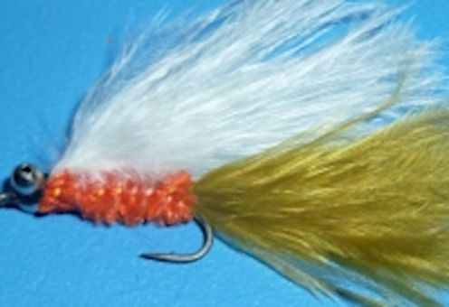 10 X  Cats whisker,red ,olive and white #10 barbed [CAT2]
