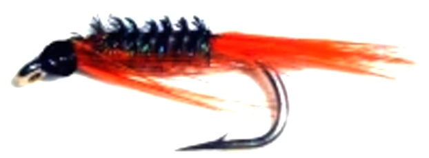 10 X  Diawl bach,Orange Quill #14 / D23