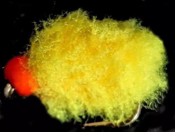 EGG YARN  EGG FLY  ,Sunburst  Orange  #14 BARBLESS  [egg218]