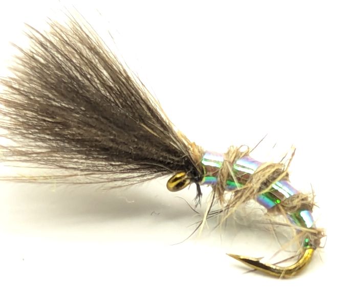 Buzzer / cdc shuttlecock / Hares ear Pearl # 14 barbed /cdc11