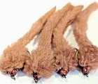 Eggstasy worm trout flies Brown with Brown brass bead size 10 EW22