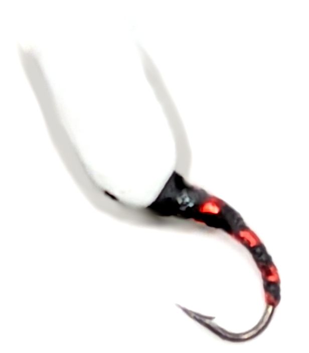 Buzzer-suspender - Black and holo Red#12 BARBED  [FB5]