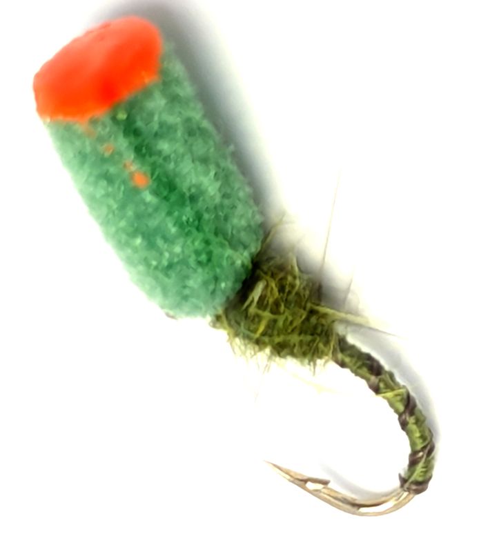 Buzzer-suspender ,Olive Hi vis  #12 barbed   [FB 9]
