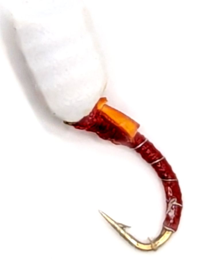 Buzzer-foam suspender,Red #12 barbed ,[FB10]