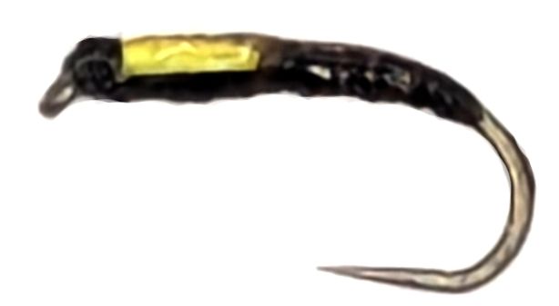 5 X Buzzer - barbless Black-sunburst- #12 ,BV 131