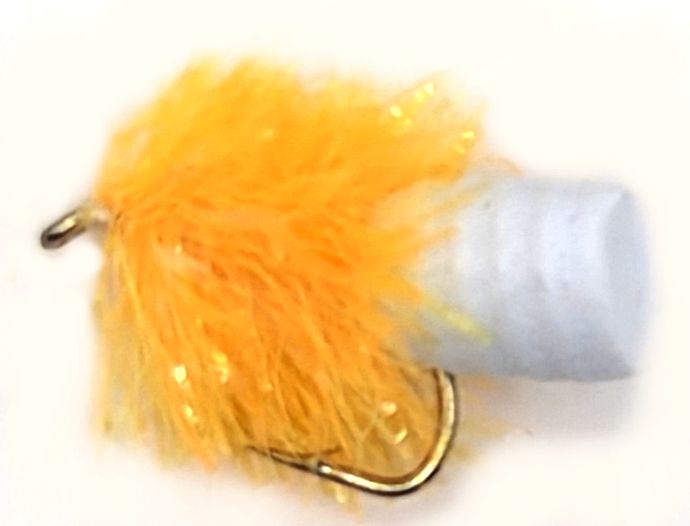 5 X FAB - yellow and white #10 barbed F 17