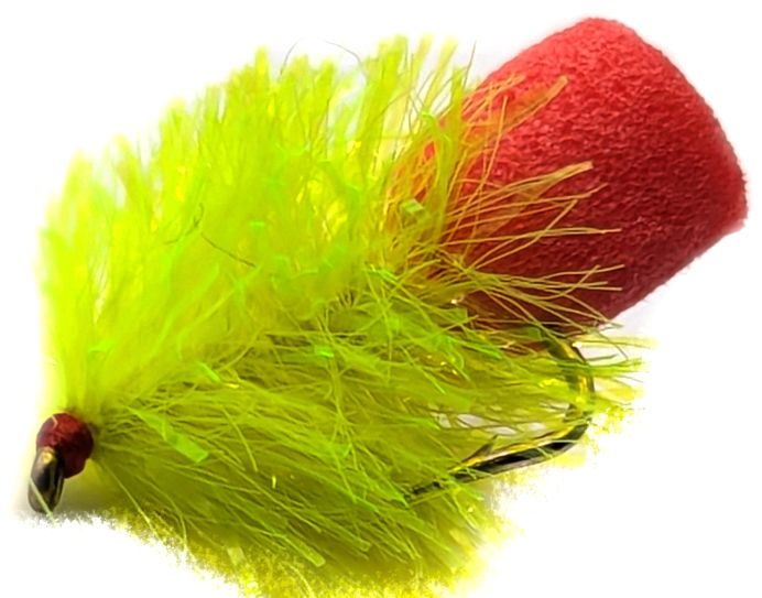 5 X Fab ,FL  Chartreuse  #10 barbed  / F 14