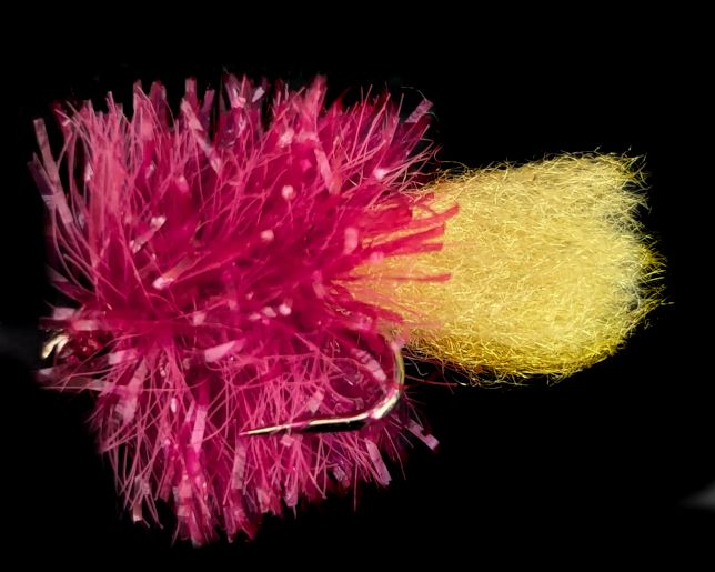 5 X  BlobS, Blob -Blob -LT Claret and Yellow  #10 barbed /BL2