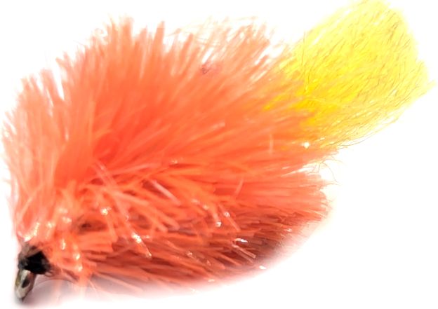 5 X  Blob - Tangerine with Yellow tail #10 barbed /BL15
