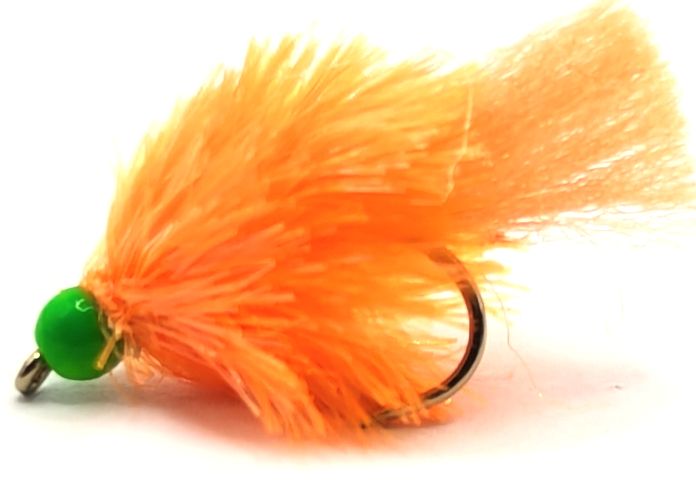 5 X  Blob -Orange and Green #10 BARBED /BL20