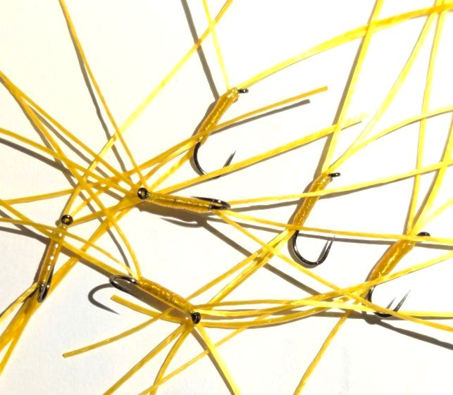 Bloodworm-Apps Sunburst  #10 Barbless 6 Legs  BL111