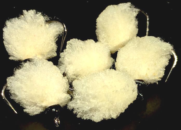 Tungsten eggstacy egg fly, cheese   #10 barbless [EGG209]