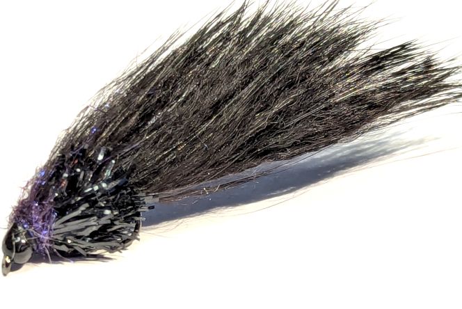 Zonker Tungsten Bead Black  #10 Barbless Z85