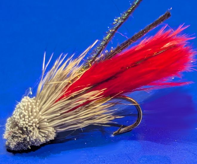 Muddler -Marabou Red  # 10 barbed[MUD 17 ]