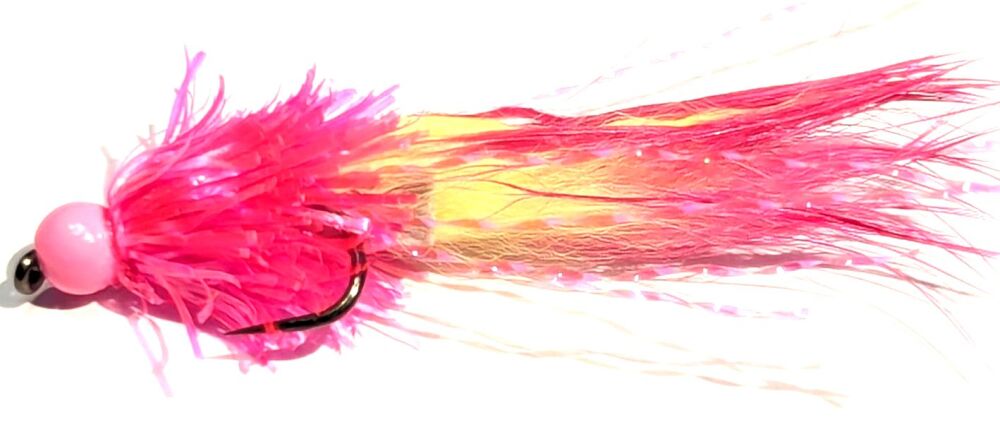Zonker mini Pink/Yellow #10 Barbless Z99