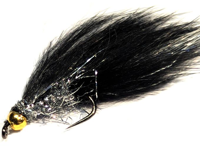 Zonker mini Black and  Silver #10 Barbless Z105