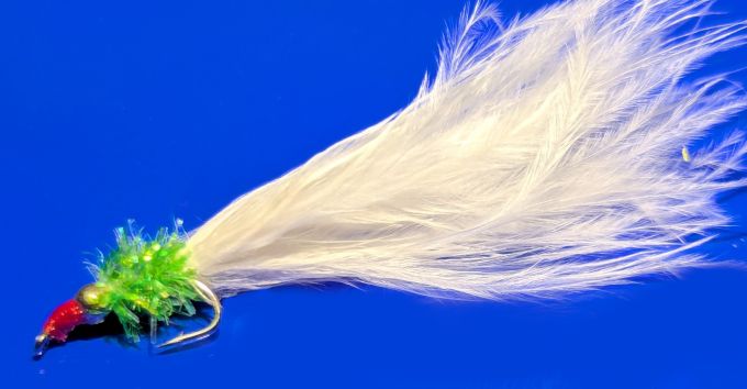 Nomad-White Green Red   #12 Barbed  N17