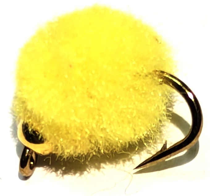Egg Fly -  Yellow - Weighted  7 mm /E8