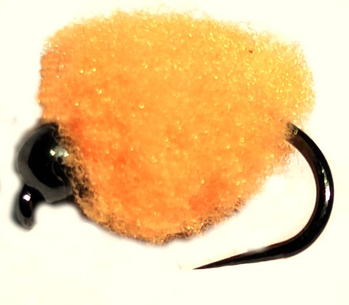 Eggstasy  egg ,Salmon Roe- Black,#10 barbless [E101]
