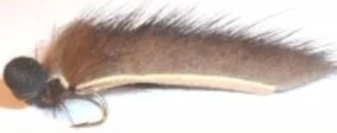 5 x MINKY Booby Dark brown #10 BARBED, BB 42