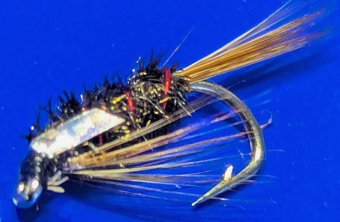Diawl Bach - Silver flash #12 barbed  / D22