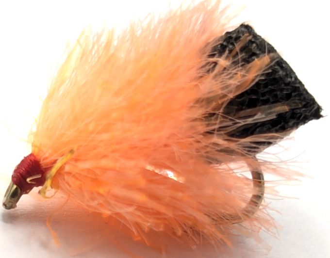 10  X FAB - Coral and Black #10 barbed / F24