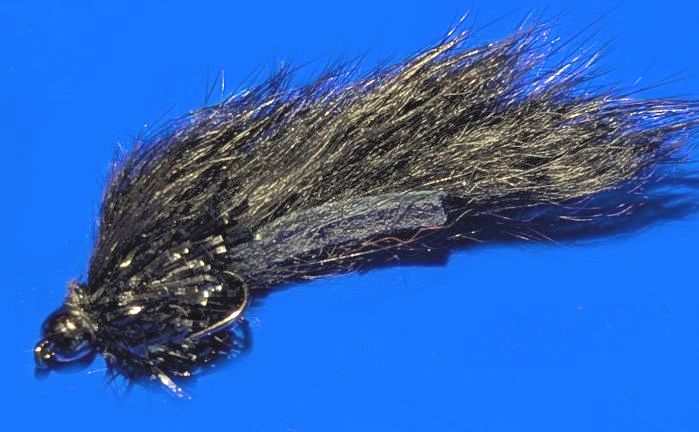 Zonker Tungsten Bead Black  #10 Barbless Z85