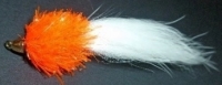 zonker - variant-White and Orange conehead #8 barbed/ Z1