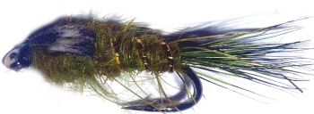 Gold ribbed hares ear -Olive#12 [HE 6]