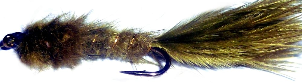 Damsel - Olive Marabou unweighted #12 barbed /DAM 21