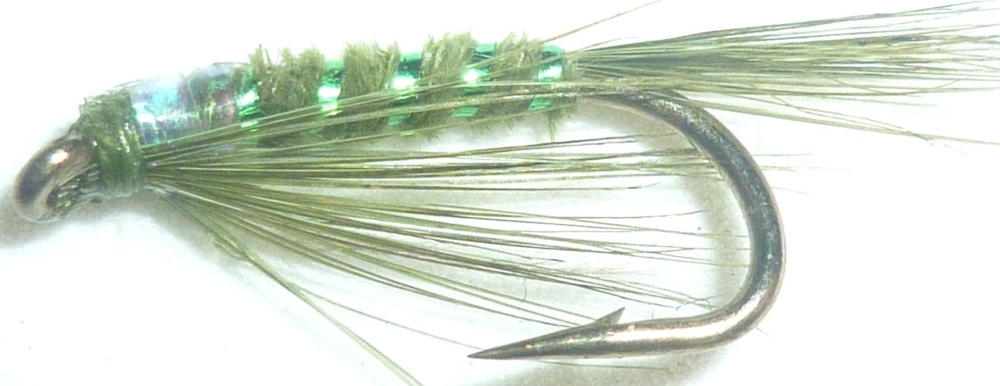 Olive holographic Diawl bach #14/ D32