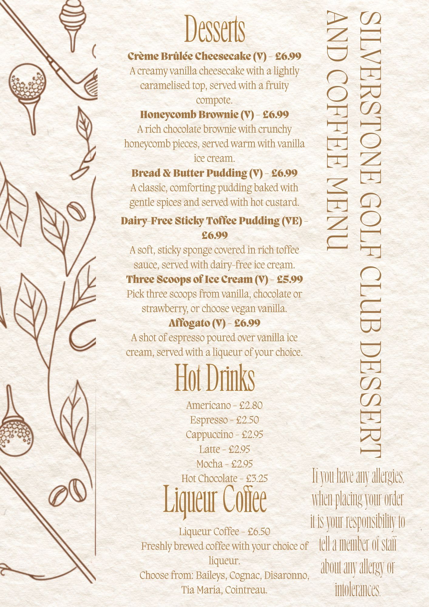 2026 new dessert menu march