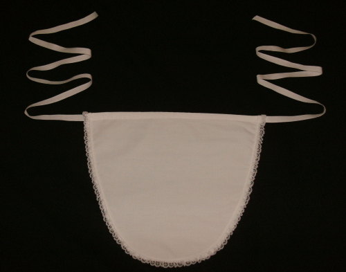 <!-- 00022 -->Childrens Standard White Waist Apron Pinny