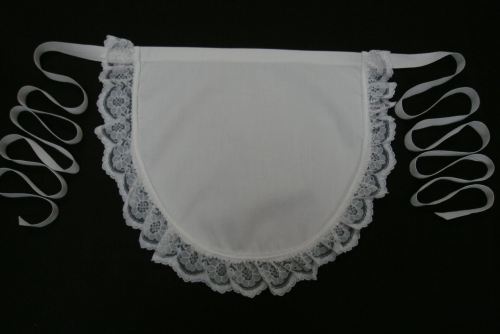 <!-- 000213 -->Childrens Apron Pinny Deluxe Lace Edge