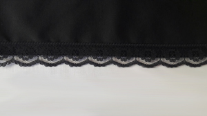 black lace edge