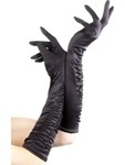 Long Black Temptress Gloves