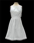 Plus Size Full Victorian Maid Apron - Lace Edge