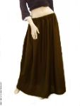 Long Brown Victorian Skirt
