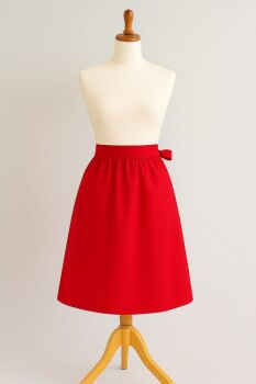 Victorian Apron Red