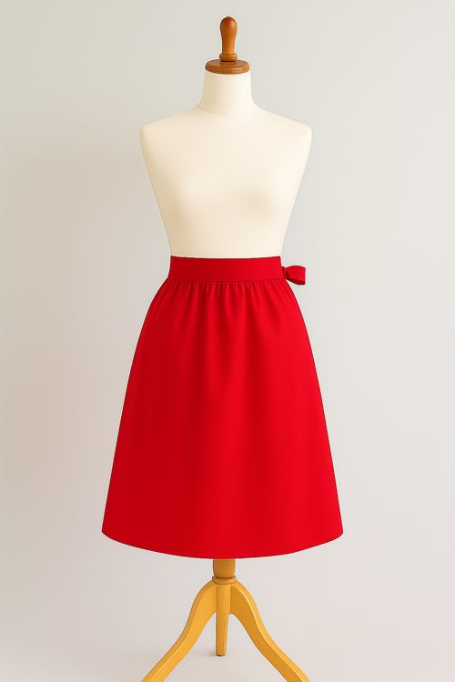 <!-- 0011 -->Victorian Apron Red