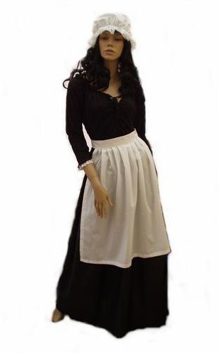 <!-- 001 -->Victorian Apron White