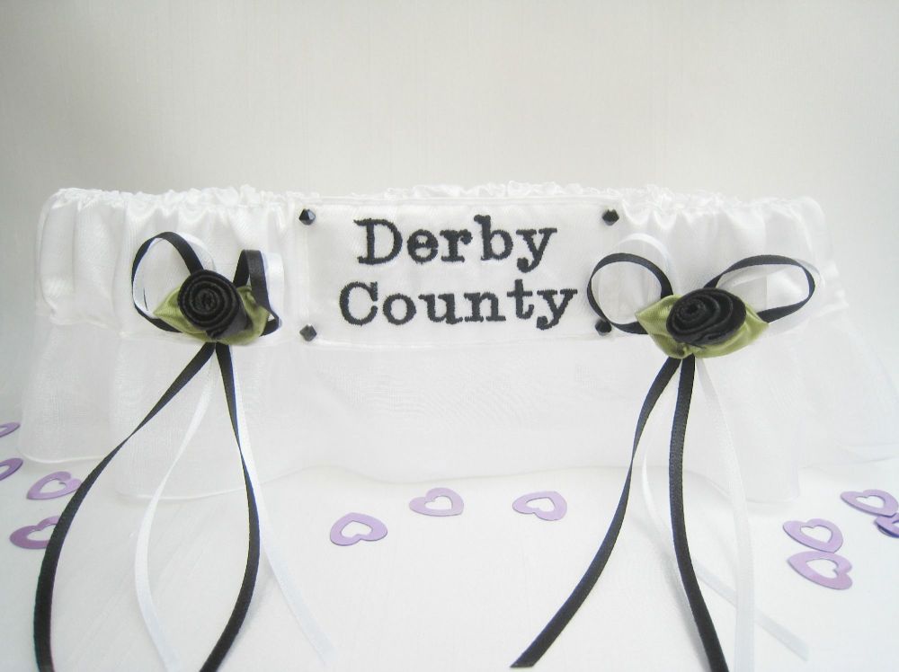 No.9 Derby County Organza Football garter