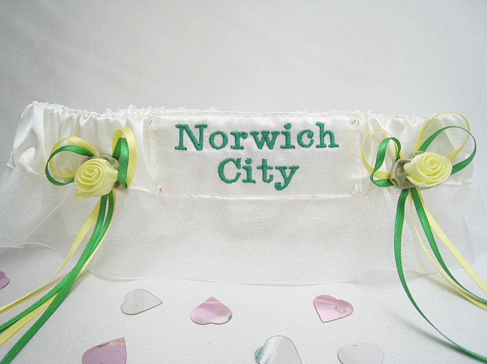 Norwich City Wedding Garter