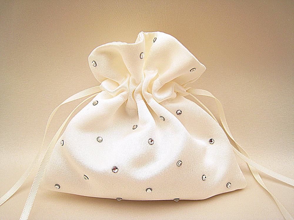 No.0 Wedding Ring Bag, Diamante Ring Bags Weddings