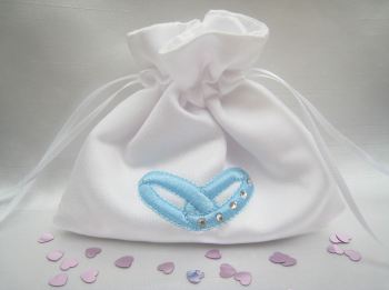 No.9 Wedding Ring Bag Made To Order, Bride & Grooms Ring Bag