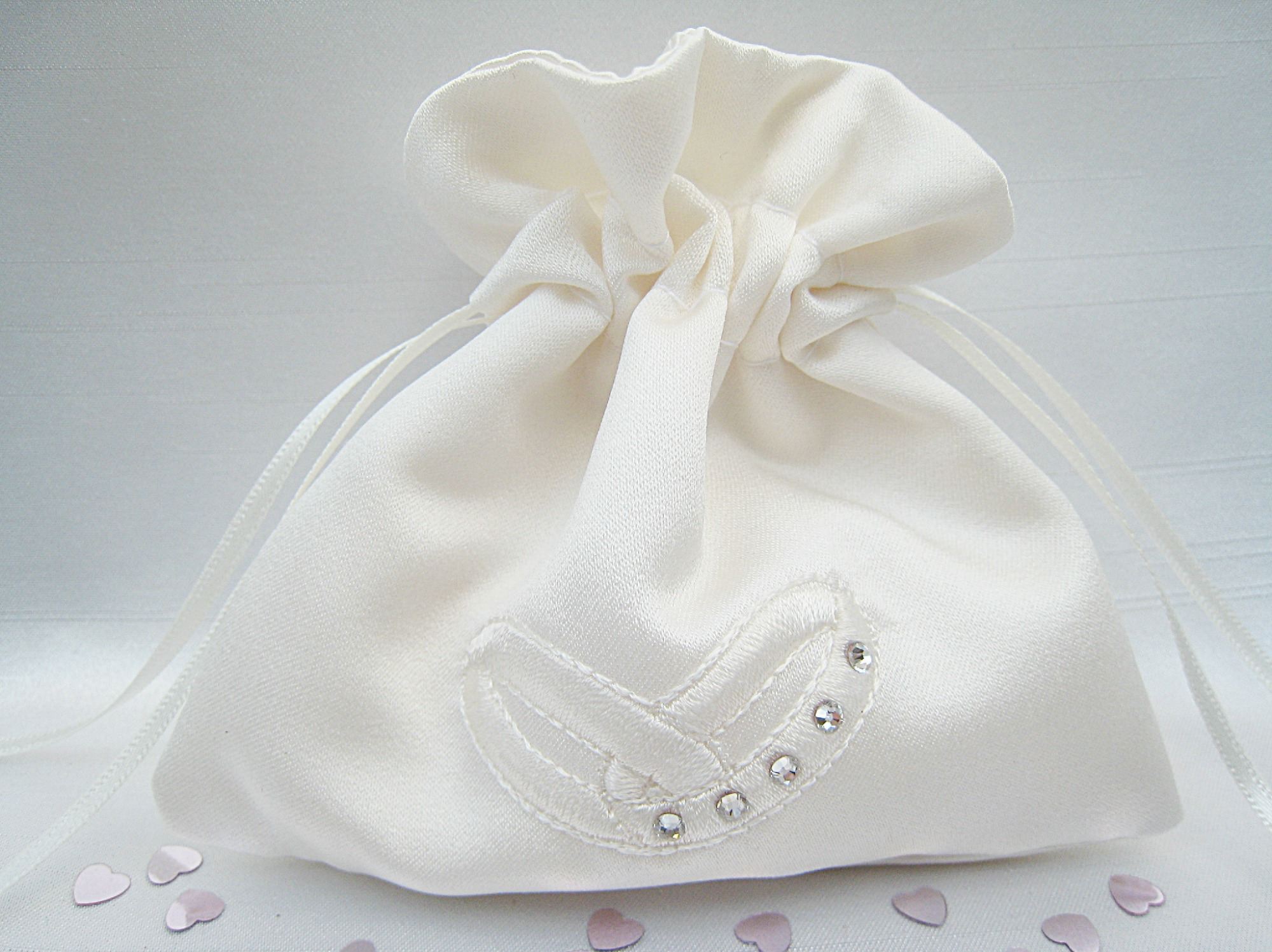 Wedding Day Ring Bags, A Keepsake Bag To Hold Your Wedding Rings During Ceremony.