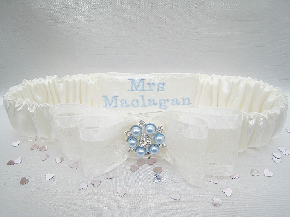 Personalised Wedding Garter Wedding Garters Uk Luxury Personalised