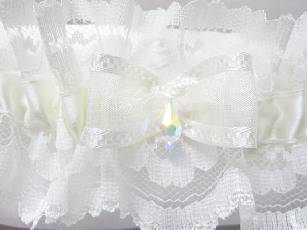 Valerie' Luxury Lace Wedding Garter