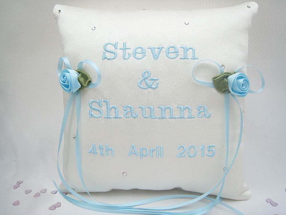 No14  SMALLER Wedding Ring Cushions £32.99