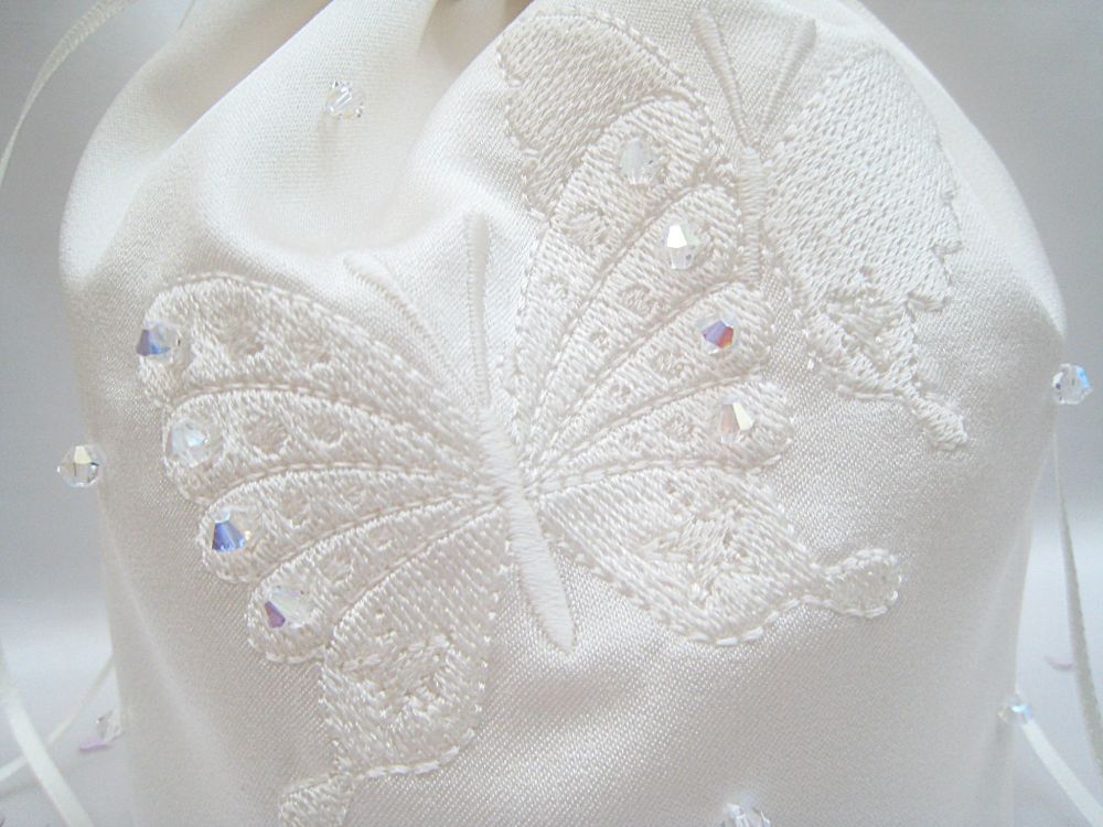 Butterfly Dolly Bag, Couture Bridal Dolly Bags